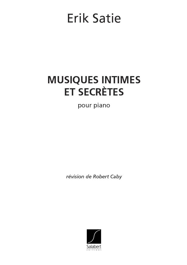 Musiques Intimes Et Secretes